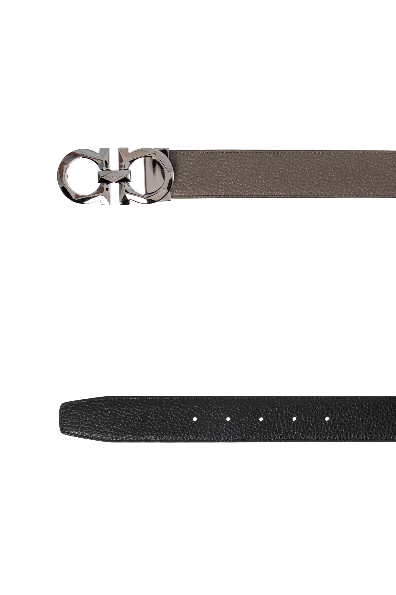 Grey Double-sided belt FERRAGAMO - Vitkac AS